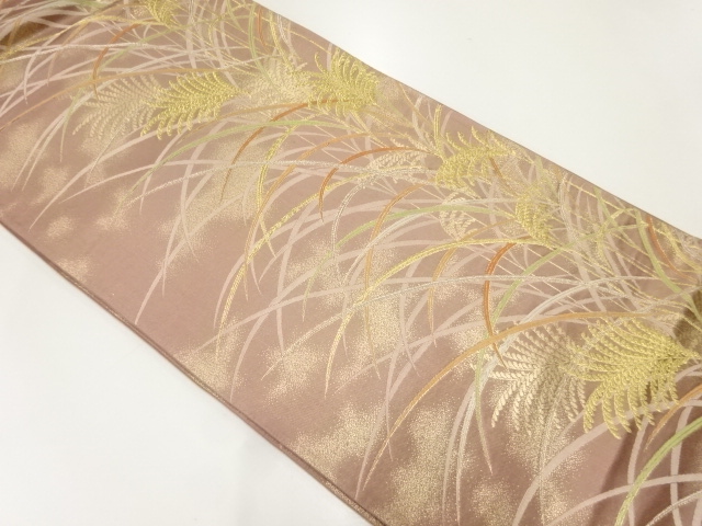 JAPANESE FUKURO OBI / WOVEN PLANTS
